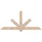Ekena Millwork Kennewick Smooth Timber Gable Bracket, Douglas Fir, 84"W x 38"H x 5 1/2"D x 5 1/2"F, 11/12 Pitch GBW084X38X0606KEN00SDF - alternate 1